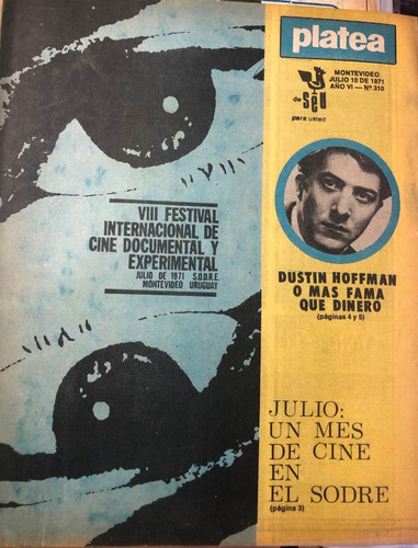 Revista Platea, Nº 310, 1971, Cine Radio Teatro , Rba