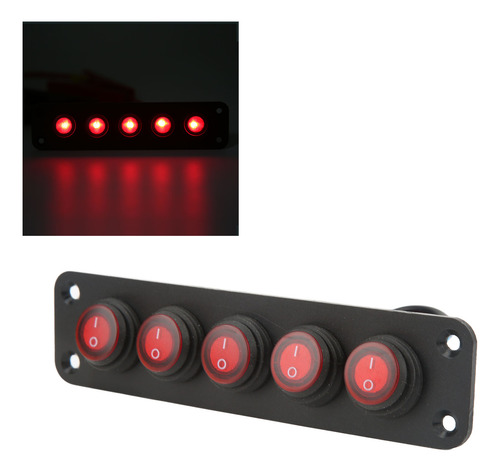 Accesorios Para Coche, Panel De 5 Bandas, Iluminación De Col