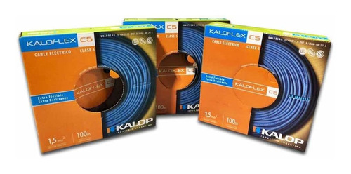 Cable Unipolar Kalop Norma Iram 1.5mm Cat.5  X 3 Unidades.