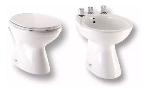 Combo Roca Capea Italiana Inodoro Corto + Bidet Sin Interes