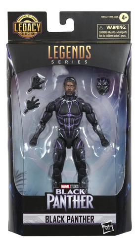 Figura De Acción Marvel Legends Series Black Panther 15cm 3+