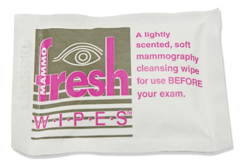 Freshwipes Mamwipe Mammography Paciente De Limpiar, 6  X 7 
