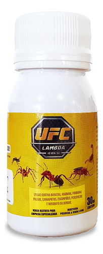 Veneno Formiga Aranha Barata Pulga Carrapato 30ml - Kit C/ 5