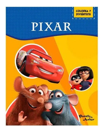Libro Fisico Colorea Y Diviértete. Pixar Disney