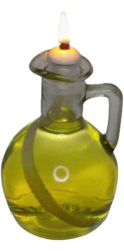 Lámpara Mechero De Aceite O Parafina Líquida Modelo Aladino