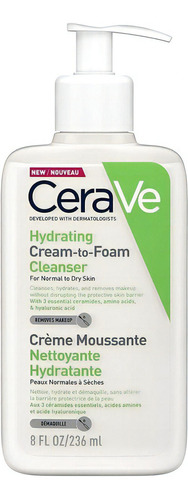 Cerave Hydrating Cream-to-foam Cleanser 237ml
