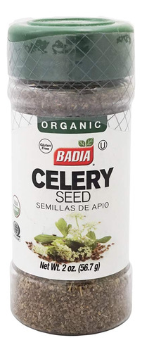 Badia Semilla De Apio Organica Spices, 2 Oz