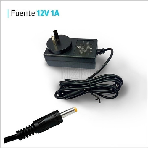 Fuente 12v 1a Plastica Transformador Switching Tira Led Full