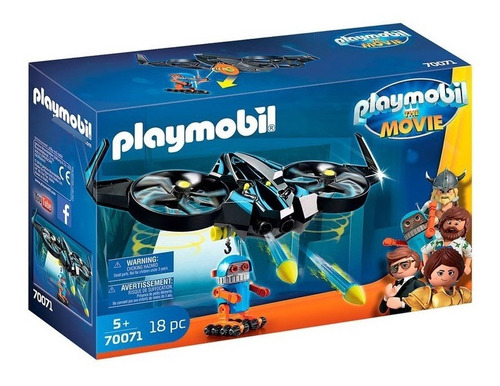 Playmobil O Filme Robotitron Com Drone 70071