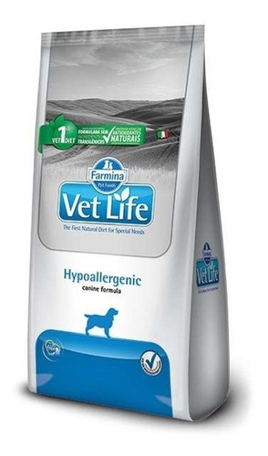 Ração Vet Life Natural Hypoallergenic Cães Adlt 10kg Pett