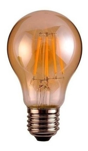 Pack 10 Ampolletas Vintage Led Modelo A60 Soquete E27