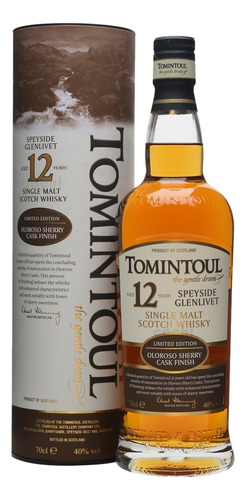 Whisky Single Malt Tomintoul 12 Años Oloroso Sherry Cask Fin