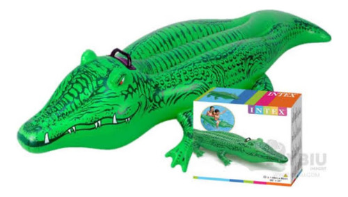 Flotador Cocodrilo Montable Para Niños Intex Mod 58546