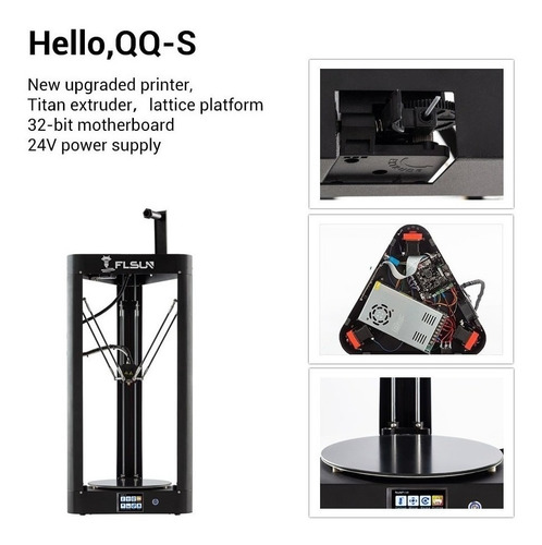 Flsun Qq-s Pro 32 Bit Tactil Auto Nivel Entrega Inmediata!