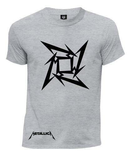 Camiseta Rock Metal Logo  Metallica