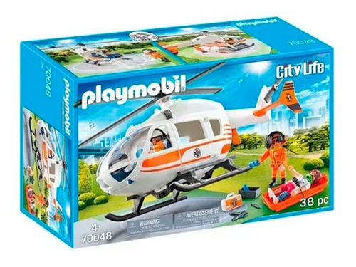 Playmobil® Helicóptero De Rescate 70048 Canalejas