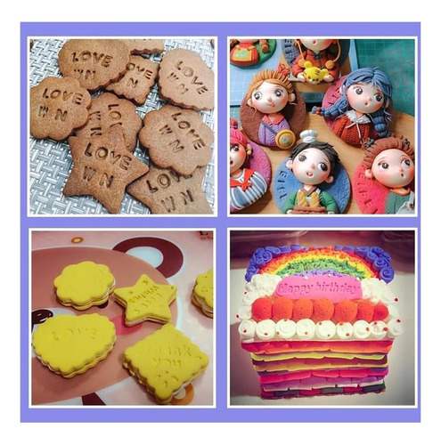 Cortadores De Biscoitos Kuuleyn, Selos De Biscoitos Stamp