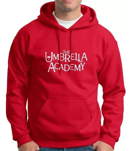 Buzo Canguro Umbrella Academy Rojo Infantil