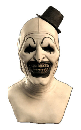 Máscara De Látex Terrifier Art The Payaso Cosplay Color Beige