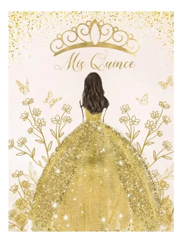 Libro: Mis Quince: Un Libro De Visitas De Quinceañera Dorado