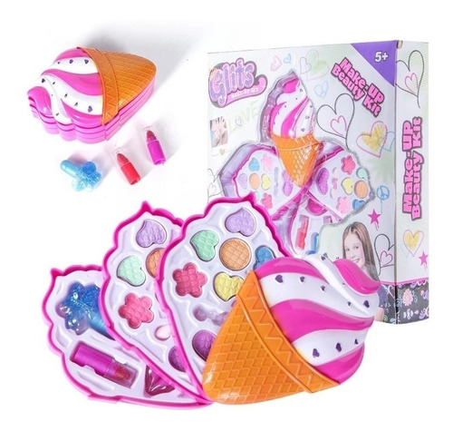 Set Belleza Estuche Maquillaje Princesa Muñeca Neceser Niñas