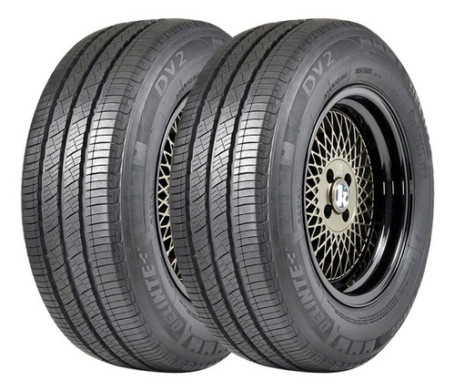 Kit 2 Pneus Delinte Aro 15c 195/70 R15c Dv2 8 Lonas 104/102s