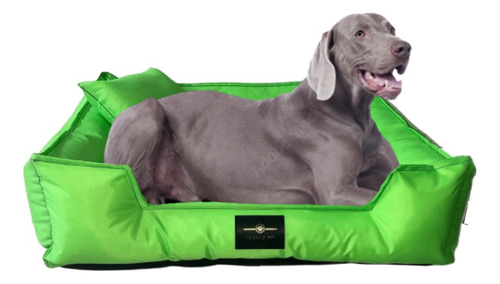 Caminha Impermeável Para Cachorro Xg 100cmx80cm Cor Cama Pet Grande Verde