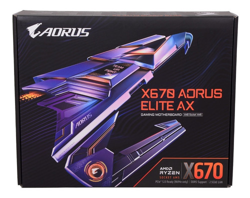 Imagen 2 de 4 de Mb Gigabyte X670 Aorus Elite Ax G10 Wifi Amd Ryzen 7000 Ddr5