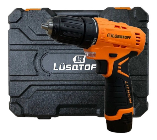 Imagen 4 de 10 de Taladro Atornillador Inalámbrico Lusqtoff 12v C/maletín+acce