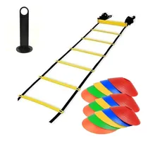 Comprar Kit De Entrenamiento Escalera 5m + 15 Conos Tortuga+ Soporte