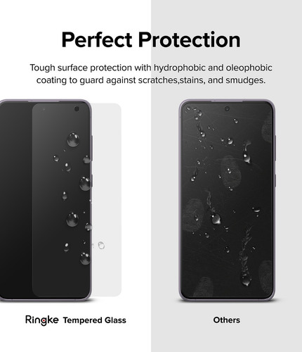 Imagen 6 de 10 de Vidrio Templado Para Samsung S21 Fe Ringke Pack X2 Unidades