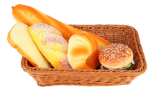 Cesta De Alimentos, Rectangular, De Sobremesa, Para Alimento