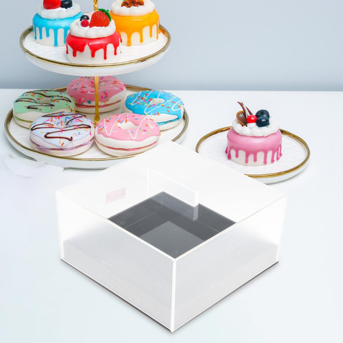 Vitrina Acrílica De Pastelería, Contenedor Para Estilo B