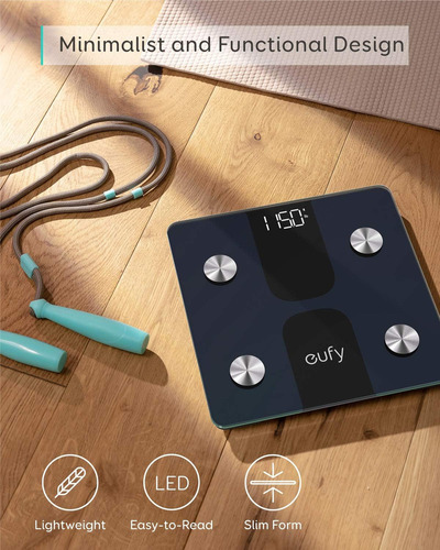 Báscula Inteligente C1 Eufy By Anker 2024 Con Bluetooth Weig