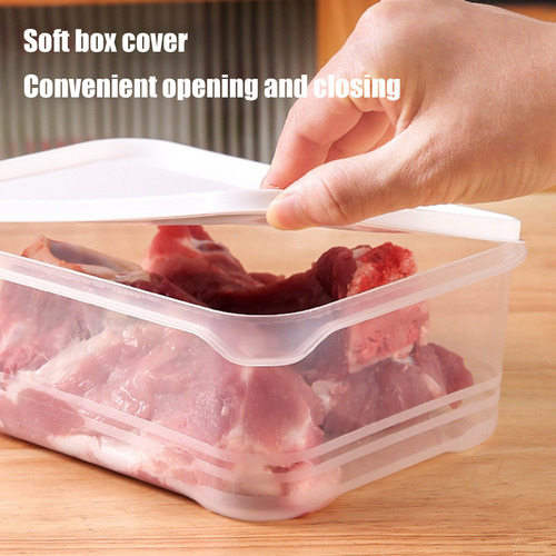 Organizador De Refrigeración N, Apilable, Plástico Transpare