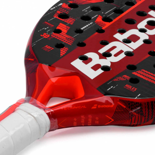 Raquete De Padel Babolat Tech Veron Juan Lebron Vermelha