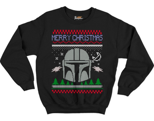 Sudadera Ugly Sueter Mandalorian Star Wars Baby Yoda