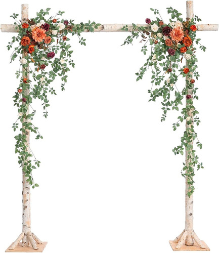 Flores De Arco De Boda Decoración De  Cota De Otoño C...