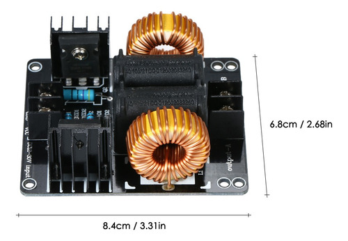 Zvs - Placa De Calentamiento Por Inducción (1000 W, Bajo Vol