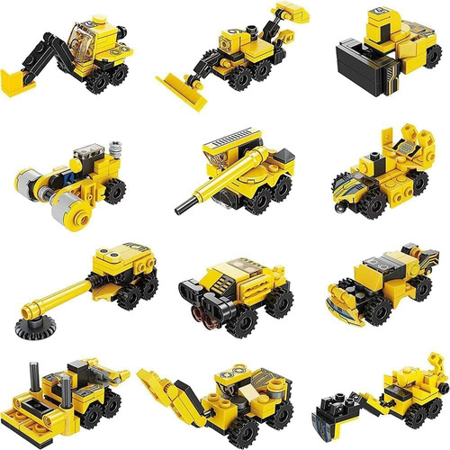 Enhana 25 En 1 Bloques De Construcción Robot De Ingeniería A