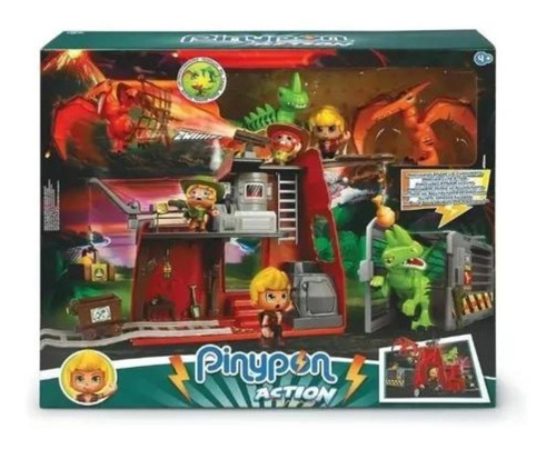 Pinypon Action Ataque Al Campamento Dinosaurio Playset