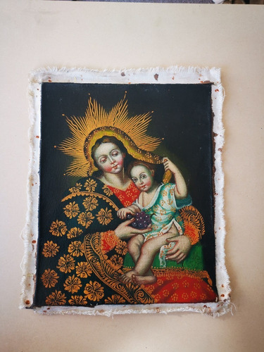 Pintura Madonna, Estilo Cuzqueño (para Enmarcar)