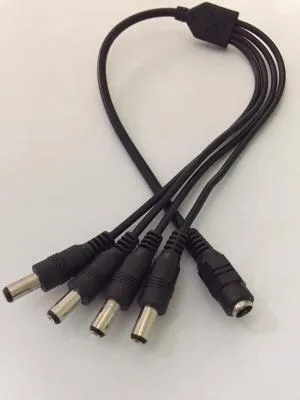 3 Splitter Pulpito 1 A 4 Divisor Alimentacion Camaras Cctv