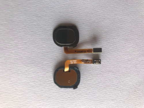 Boton Flex Sensor Huella Samsung A20 Original Negro
