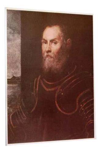 Gravura Retrato De Um Almirante Jocopo Tintoretto P/quadro *