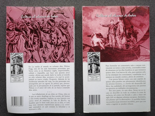 Julio Verne, 2 Libros (3 Títulos), Editorial Porrúa (Usado)