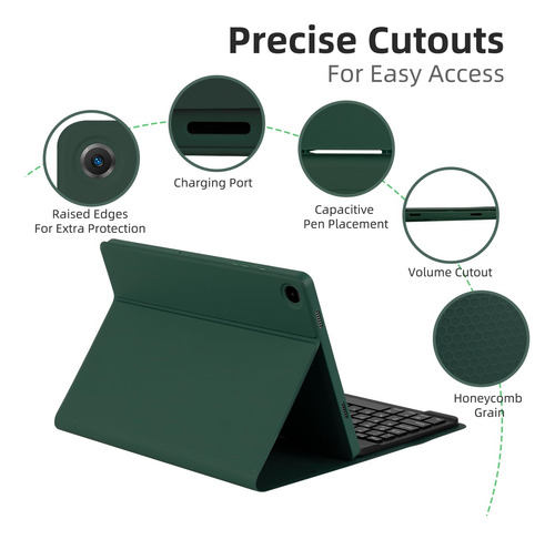 Funda Con Teclado Y Ratón: Transforma La Tableta En Una Comp