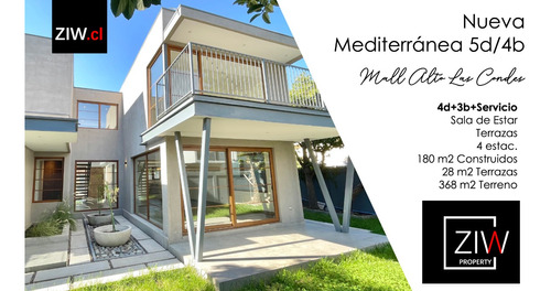 Casa Mediterránea Nueva 5d4b, Alto Las Condes - Ziw Property