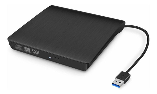 Vlio Unidad Externa Cd Dvd Usb 3.0 Portatil Ultra Delgada 7