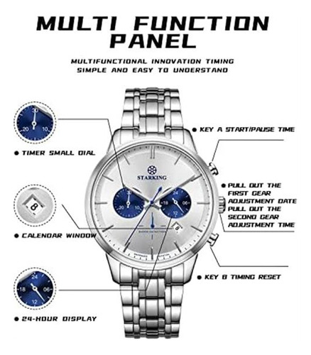 Starking Reloj Para Hombre Reloj De Pulsera Para Hombre Con